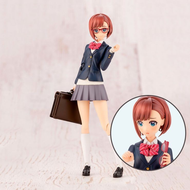 Sousai Shojo Teien Plastic Model Kit 1/10 Koyomi Takanashi Ryobu High School Winter Clothes