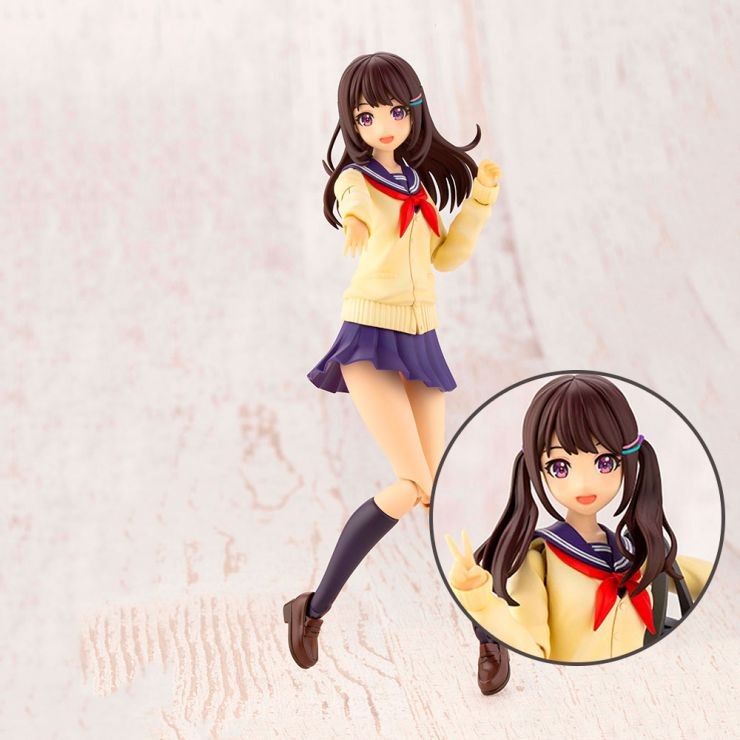 Sousai Shojo Teien Plastic Model Kit 1/10 Madoka Yuki Touou High School Winter Clothes