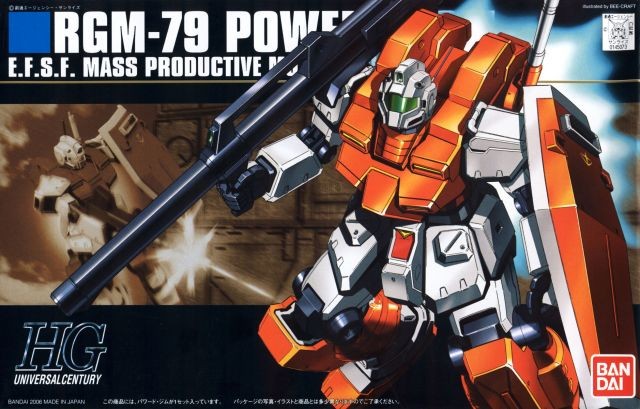 GUNDAM - HGUC 1/144 RGM-79 Powered GM - Model Kit