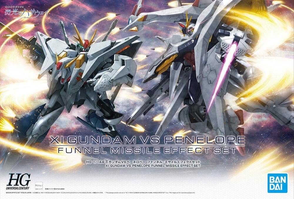GUNDAM - HUGC 1/144 XI Gundam VS Penelope Funnel Missile - Model Kit