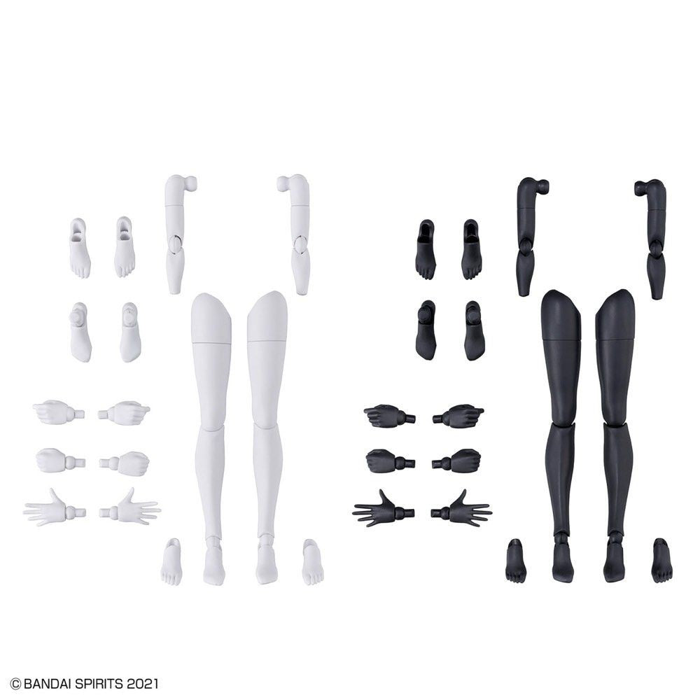 30MS -Option Body Parts Arm Parts & Leg Parts (White/Black) -Model Kit