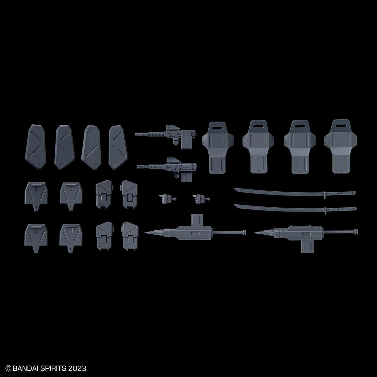AMAIM WARRIOR AT THE BORDERLINE - HG 1/72 Weapon Set 5 - Model Kit