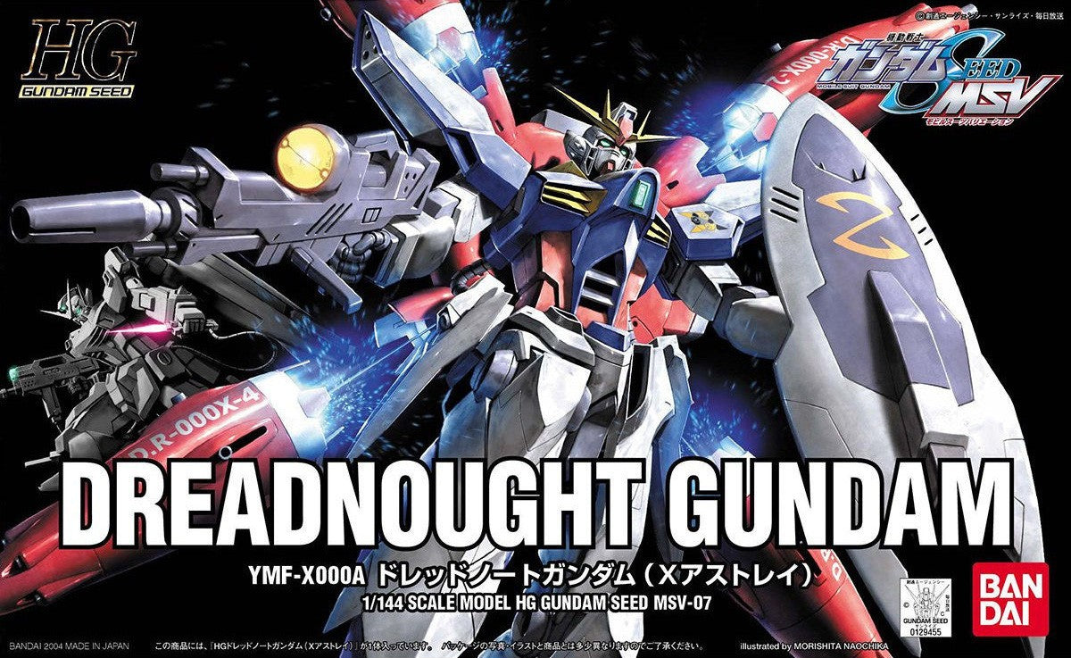 GUNDAM - HG 1/144 Gundam Seed MSV YMF-X000A Dreadnought - Model Kit