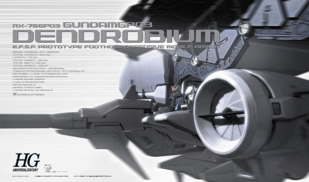 GUNDAM - HGUC 1/144 RX-78 GP-03 Dendrobium - Model Kit