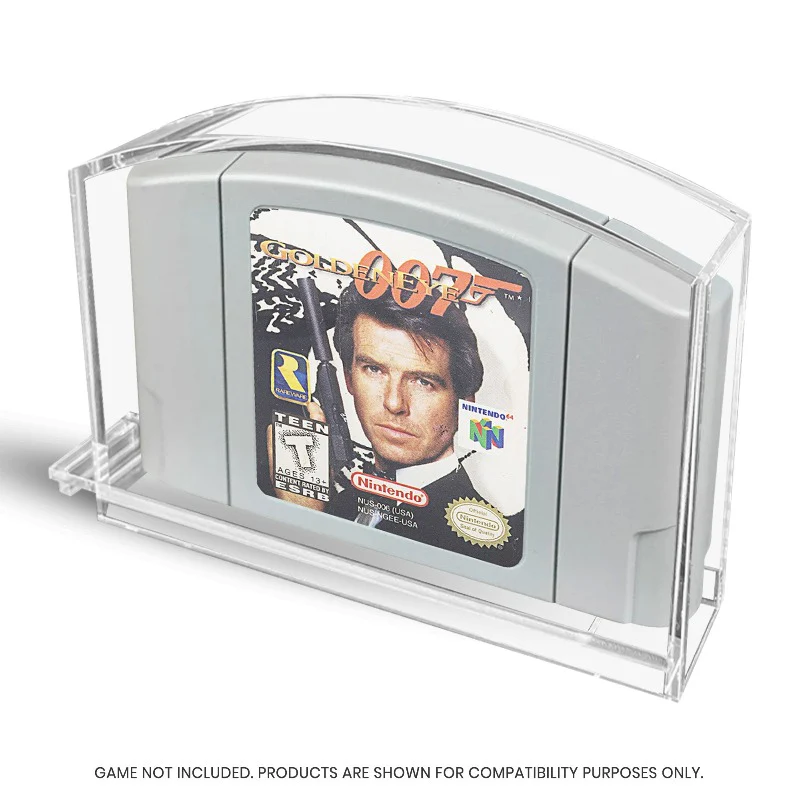 EVORETRO - PREMIUM Acrylic Case for N64 Cartridge pack of 2