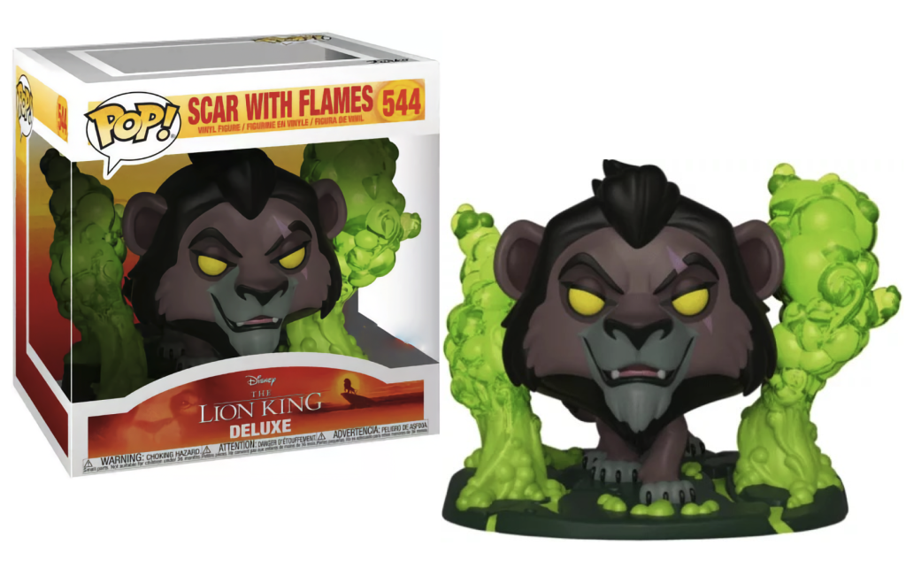 THE LION KING - POP Deluxe N° 544 - Scar in Flames with Chase