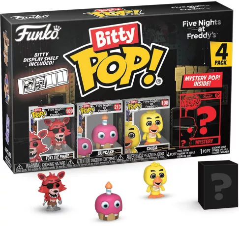Five Nights at Freddy's Bitty POP! Vinyl Figure 4-Pack Foxy 2,5 cm