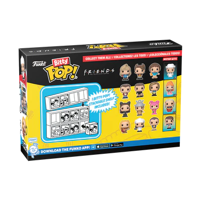 Friends Bitty POP! Vinyl Figure 4-Pack 80's Rachel 2,5 cm