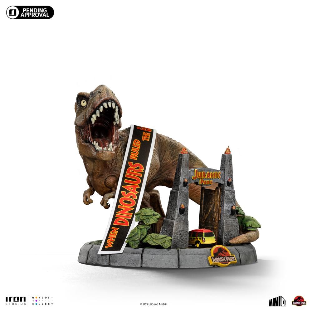 JURASSIC PARK - T-Rex Illusion Deluxe - Statue Minico 14.8cm