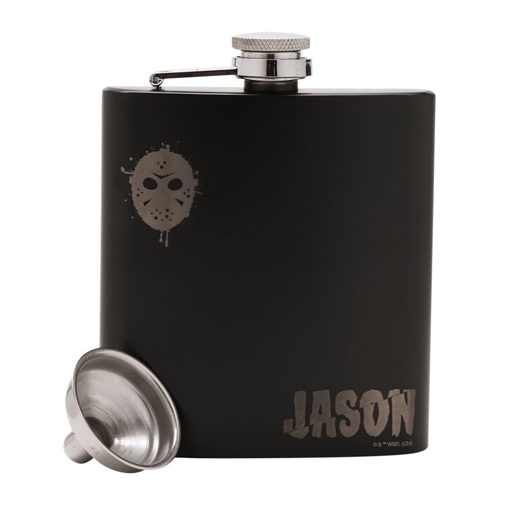 FRIDAY 13th - Jason & Mask - Hip Flask 6oz + Funnel