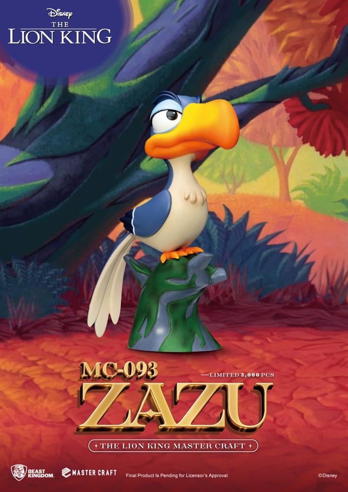 THE LION KING - Zazu - Statue Master Craft 20cm