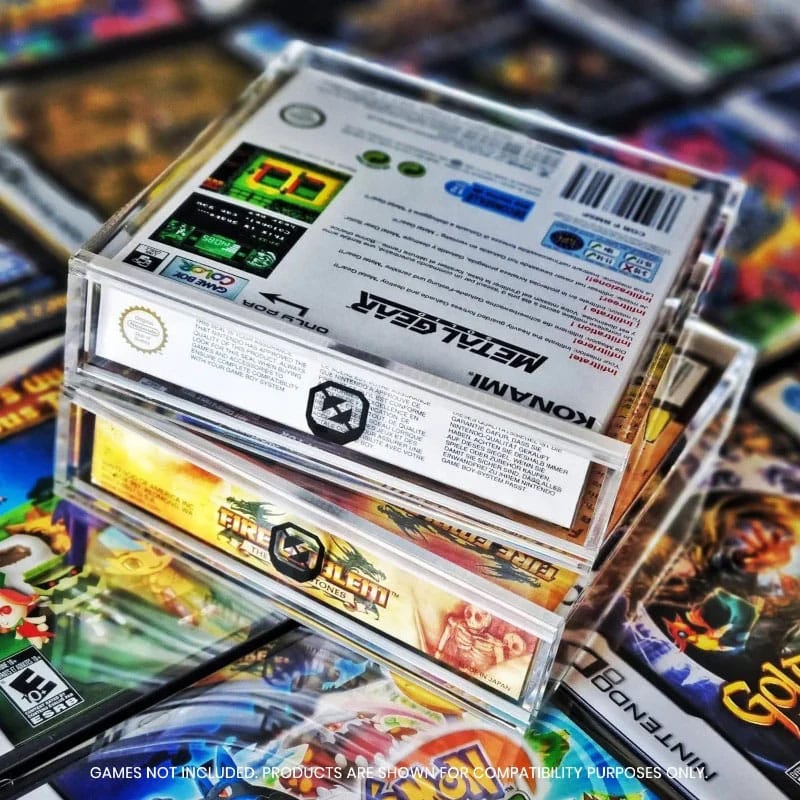 EVORETRO - PREMIUM Acrylic case for Gameboy/Gameboy Advance 'Pack of 2