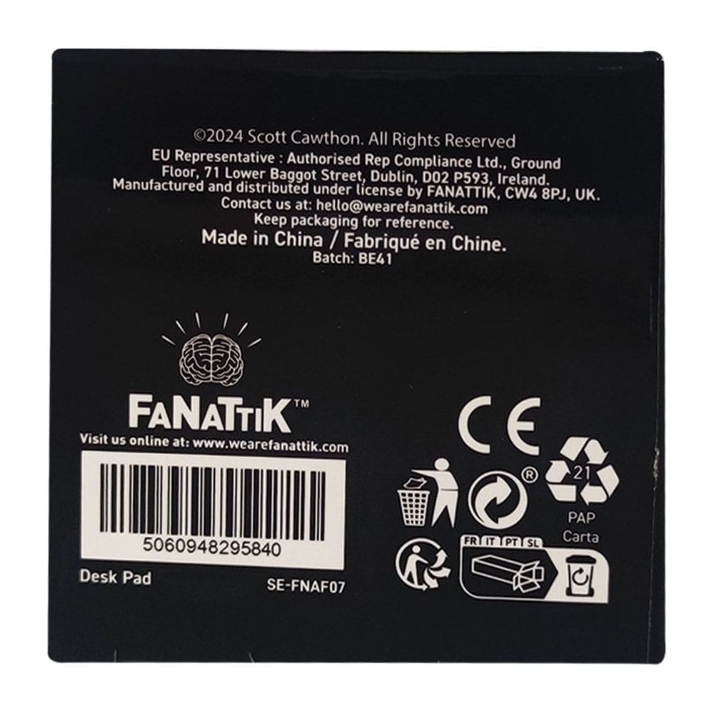 FIVE NIGHTS AT FREDDY'S - XL Desktop Mat + 1 Coaster