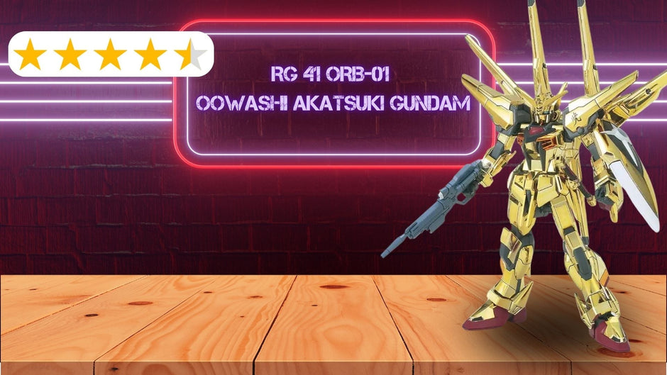 Recensione: RG 41 ORB-01 Oowashi Akatsuki Gundam