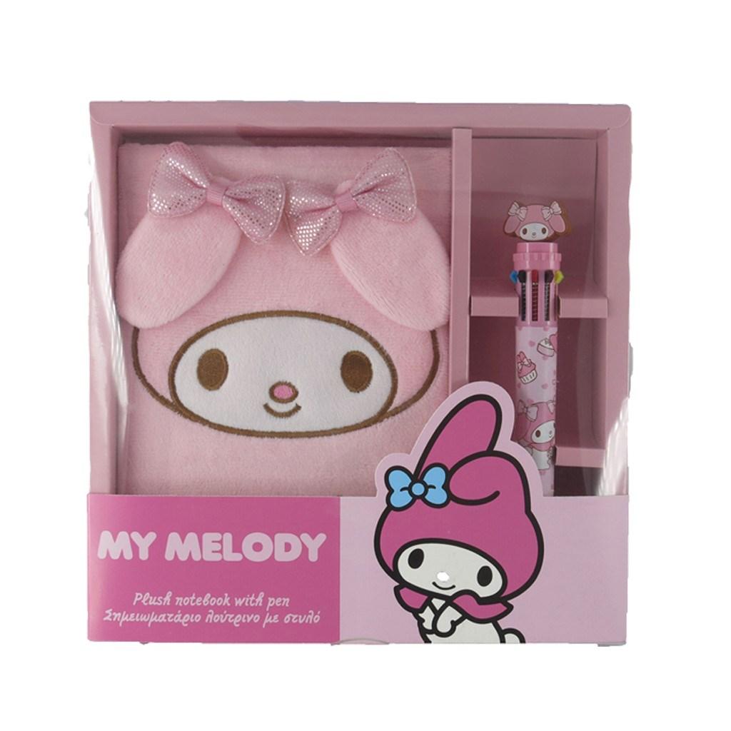 [PREORDER] MY MELODY - Gift Set Plush A5 Notebook + 3D Pen