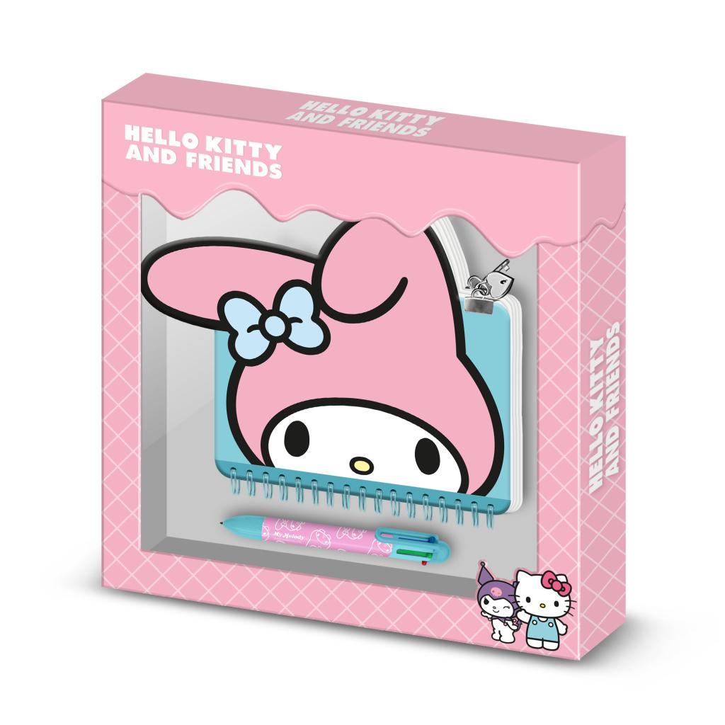 [PREORDER] MY MELODY - Head - Gift Box - Diary + Pen