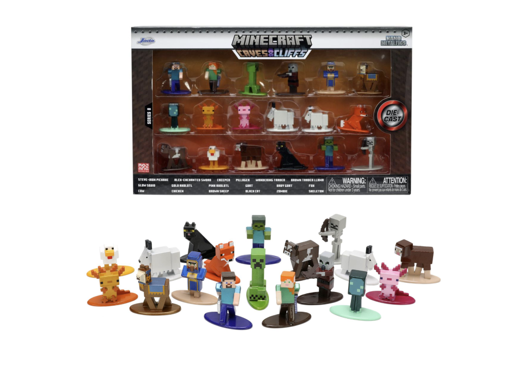 MINECRAFT - Multi Pack of 1,65inch NanoFigures - 18pc - Wave 8