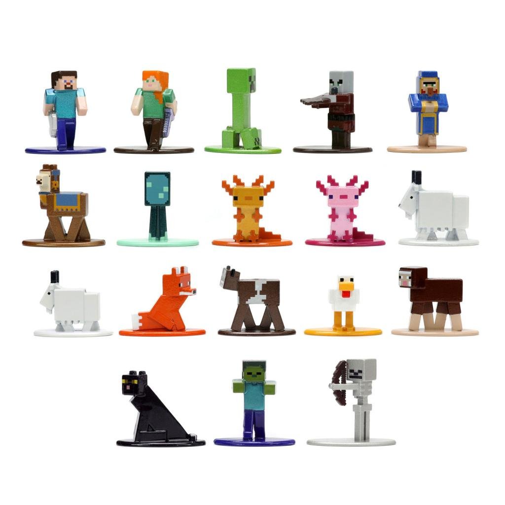 MINECRAFT - Multi Pack of 1,65inch NanoFigures - 18pc - Wave 8
