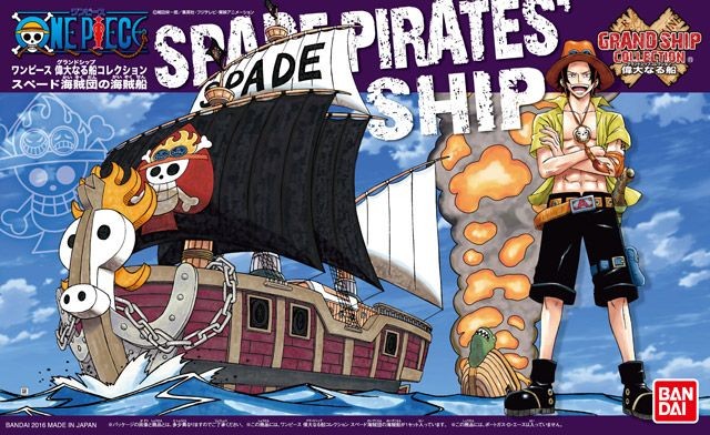 One Piece Spade Pirate Ship - Grand Ship Collection 12