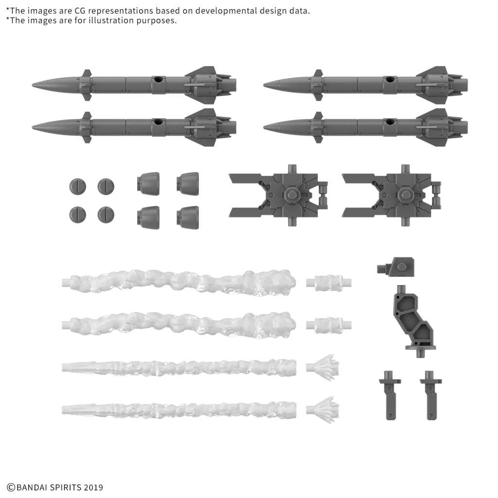 [PREORDER] 30MM Option Parts set 21 Multi missile 1