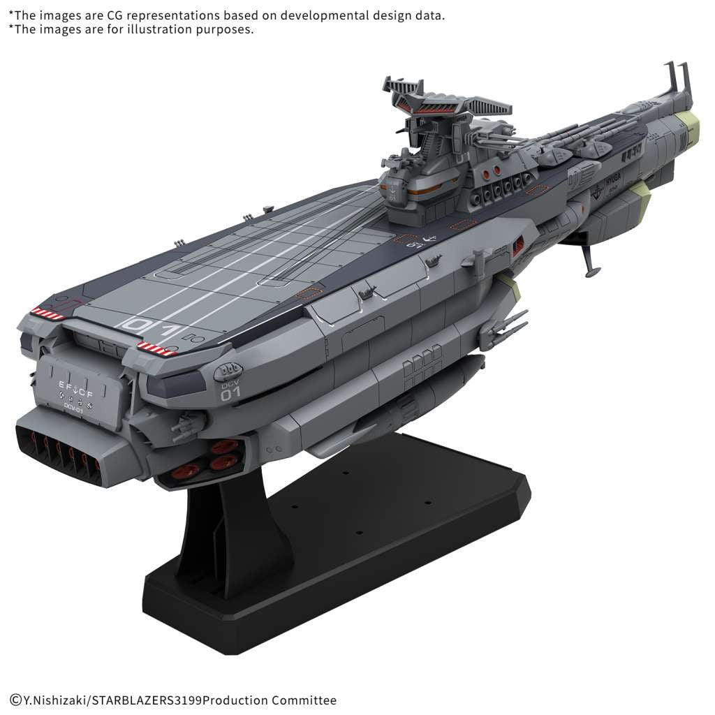 [PREORDER] Yamato 3199 efcf hyuga class battlecarrier dcv-01 hyuga