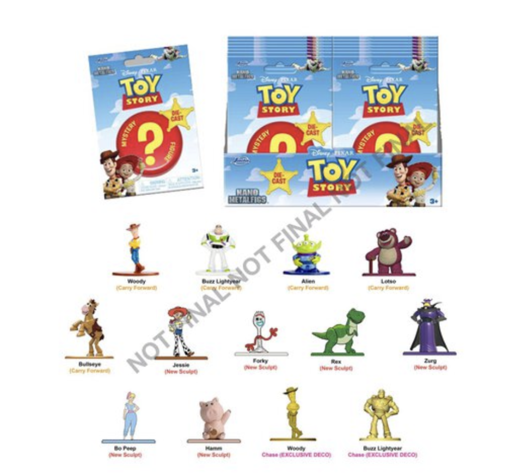 [PREORDER] TOY STORY - Display of Blind Nano Figures - 13 Assortment - 24pc
