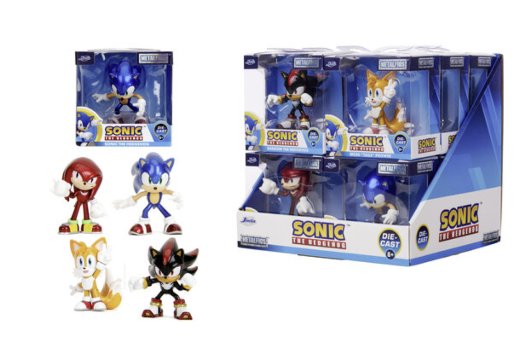 [PREORDER] SONIC - Display of 2,5" Figures - 4 Modèles - 12pc - Wave 1