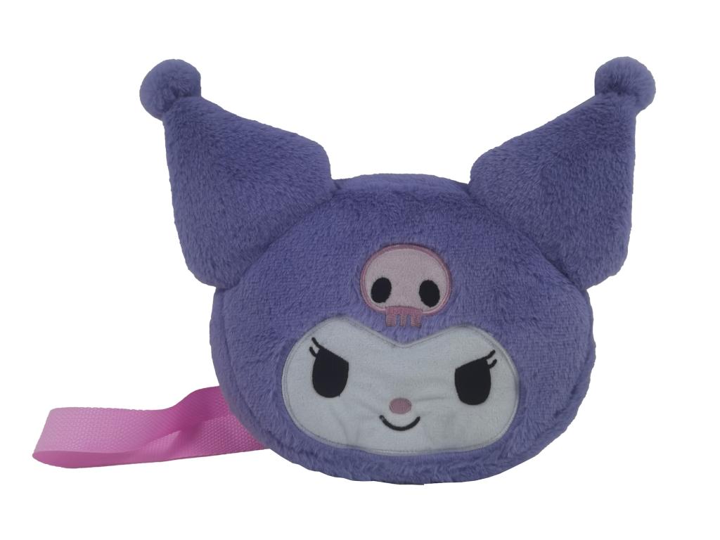 KUROMI - Purple - Fur Shoulderbag - 24x8x6cm