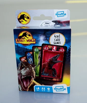 JURASSIC WORLD - Shuffle - 4 in 1 - 5th Panel Packaging FR/NL