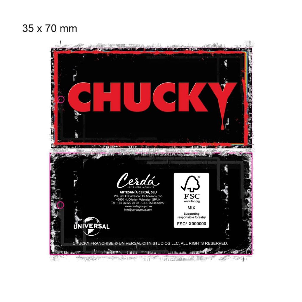 CHUCKY - 3D Slippers - S UK 5/5,5