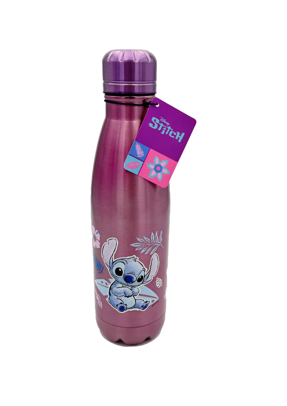 STITCH - Watercolor Metalic Pink - Stainless Steel Bottle 26oz