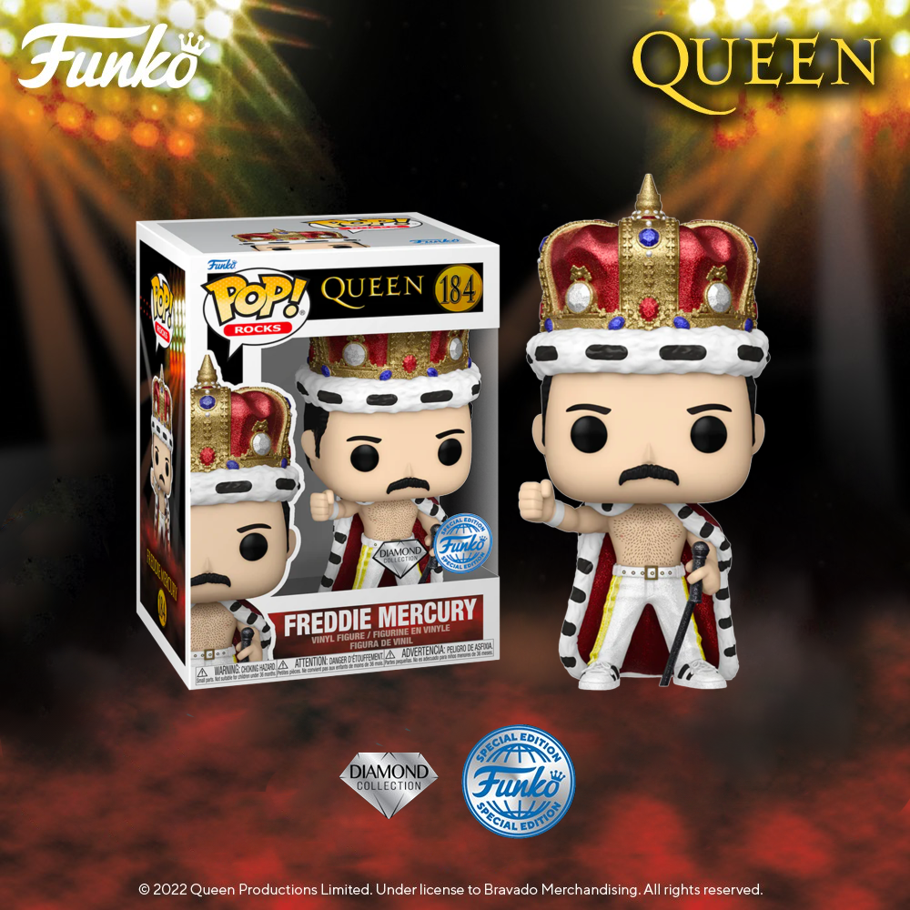 ROCKS - POP DIAMOND N° 184 - Freddie Mercury King DGLT