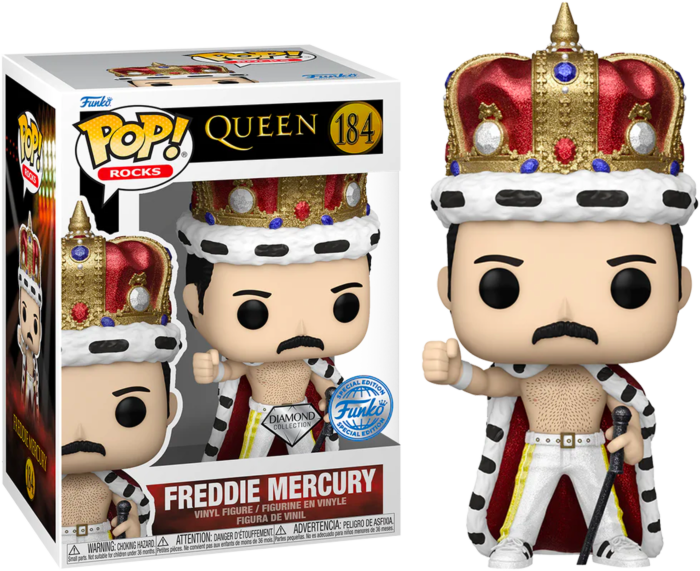 ROCKS - POP DIAMOND N° 184 - Freddie Mercury King DGLT