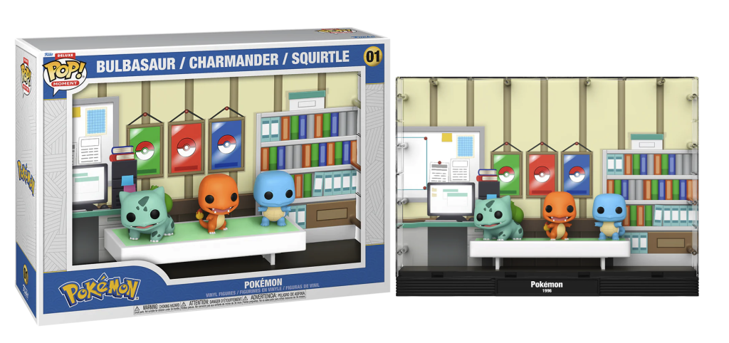 Pokemon POP Moments Deluxe Vinyl Figures Pokemon - Starters
