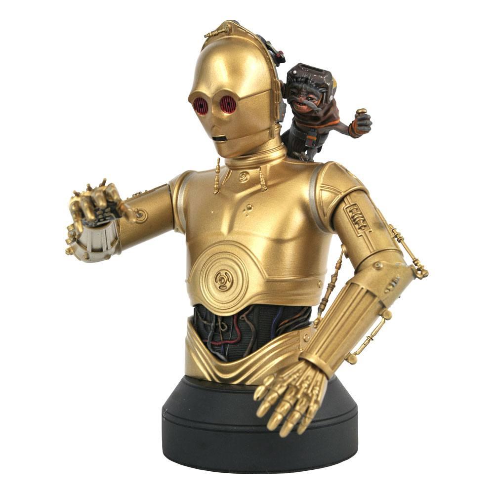 STAR WARS IX - C-3PO & Babu Frik - Resin Bust 15cm