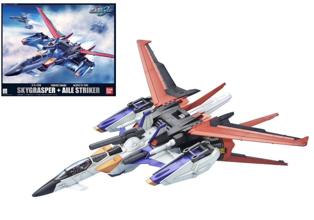 GUNDAM - PG 1/60 FX-550 Skygrasper + Aile Striker - Model KIt REPROD