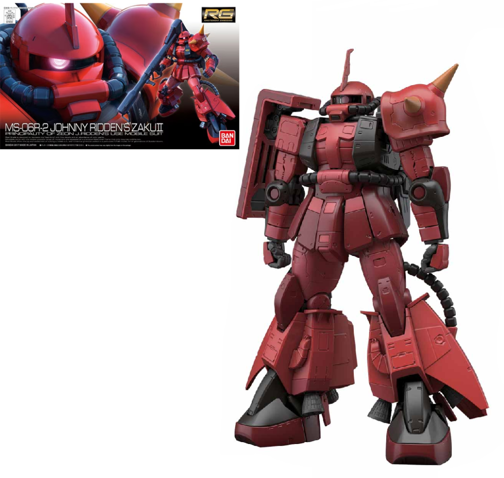 GUNDAM - RG 1/144 MS-06R-2 Johnny Ridden's Zaku II - Model Kit
