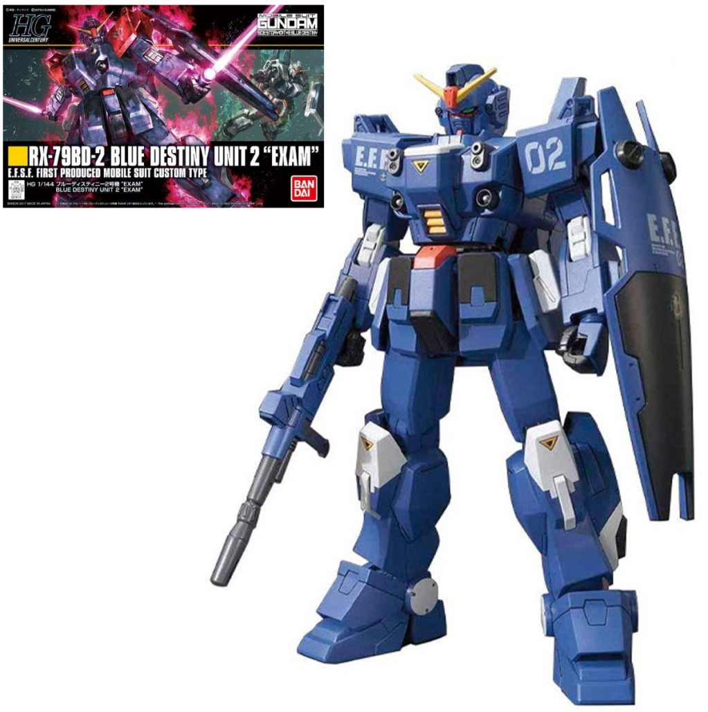 GUNDAM - HG RX-79BD-2 Blue Destiny Unit 2 'EXAM' 1/144 - Model Kit