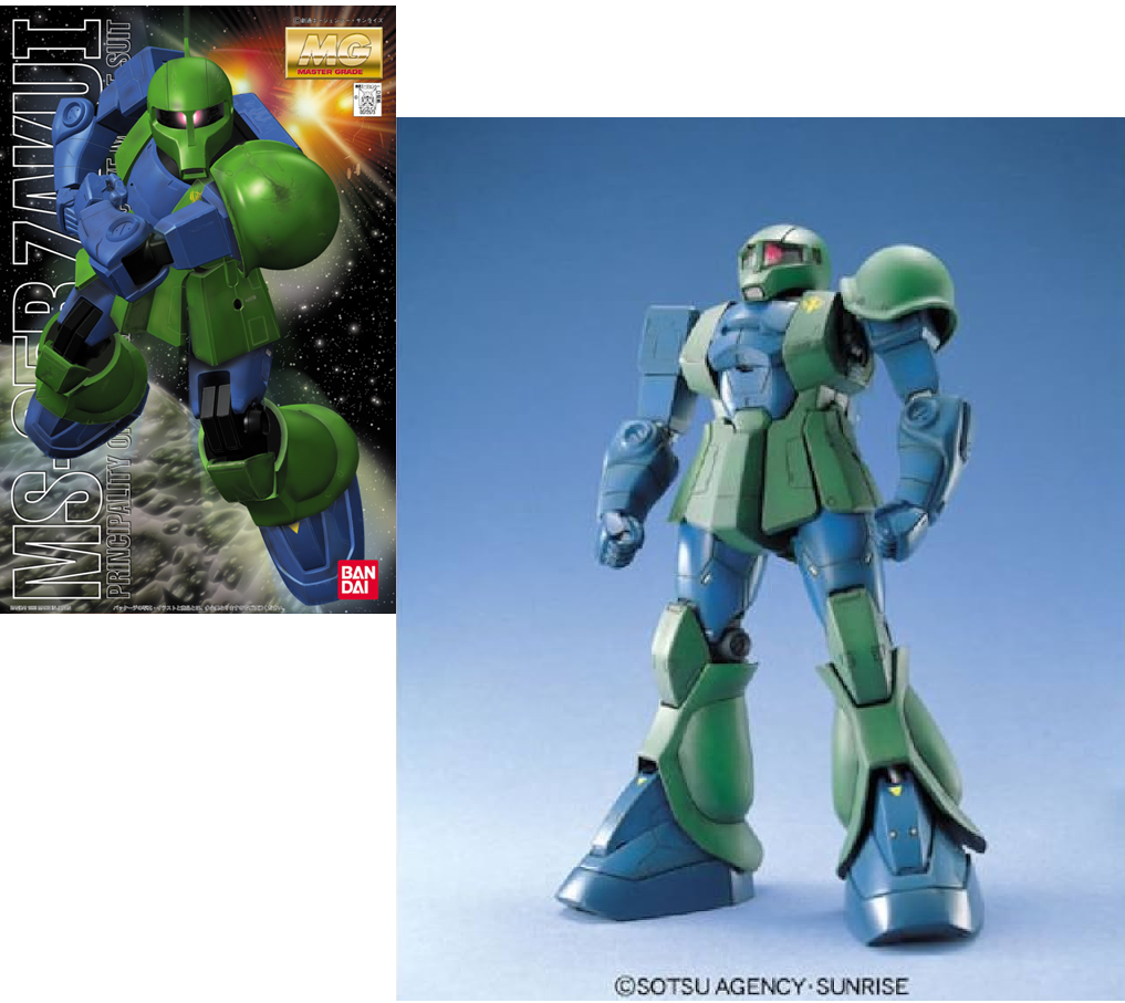 GUNDAM - MG 1/100 MS-05B Zaku I - Model Kit