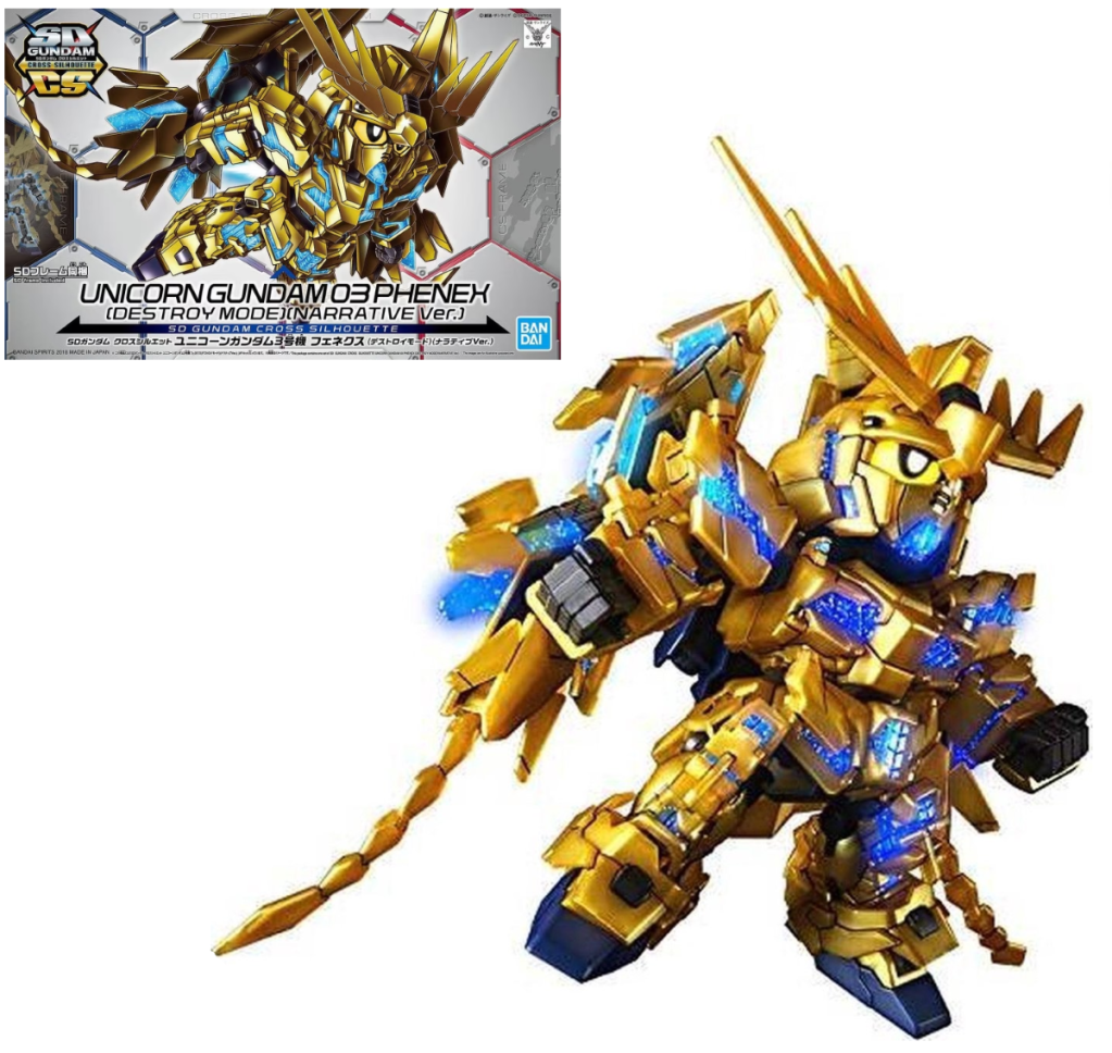 GUNDAM - SD Cross Silhouette Unicorn 03 Phenex Destroy - Model Kit