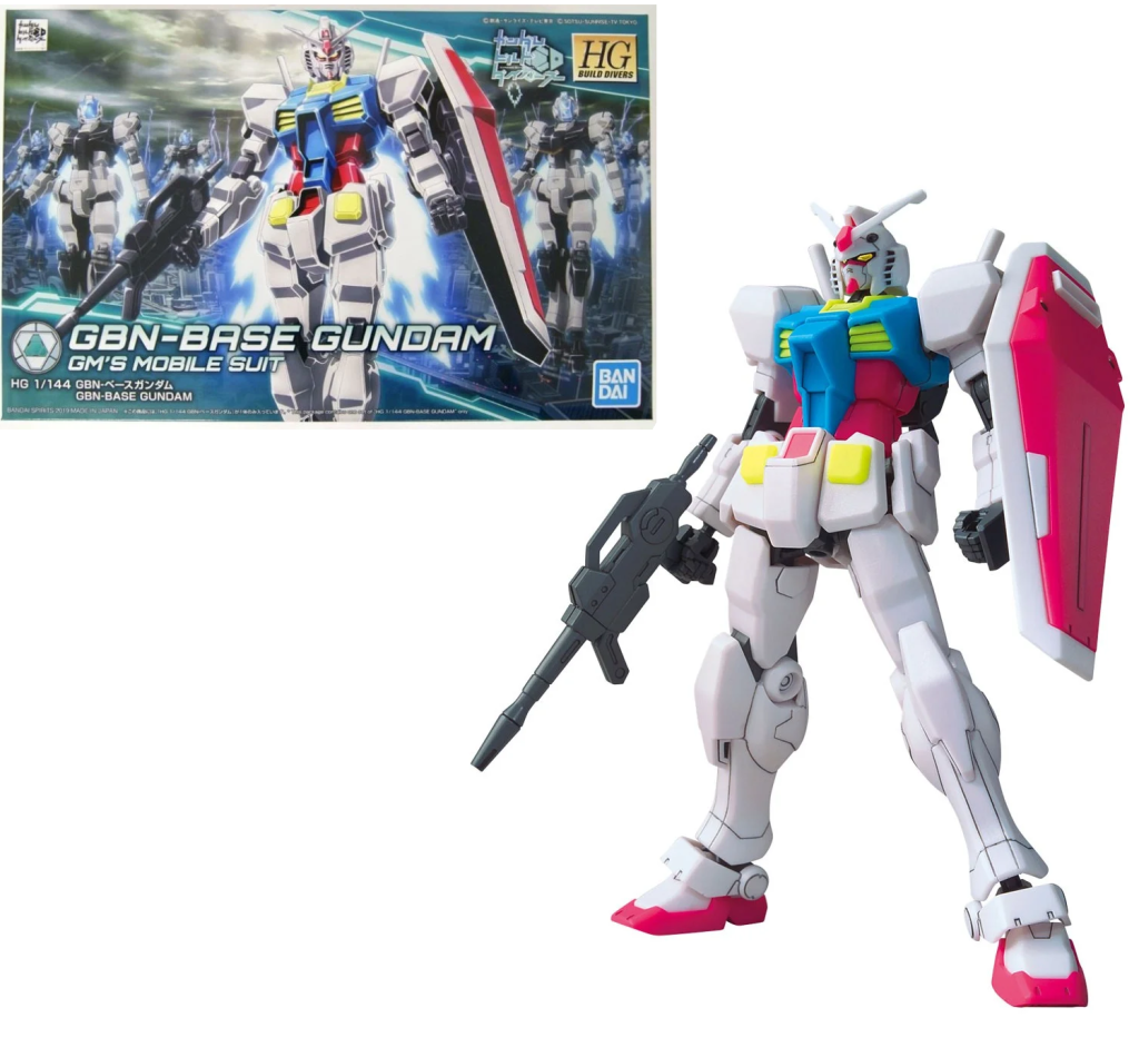 GUNDAM - HGBD 1/144 GBN-Base 00 SKY HWS (trans-am) - Model Kit