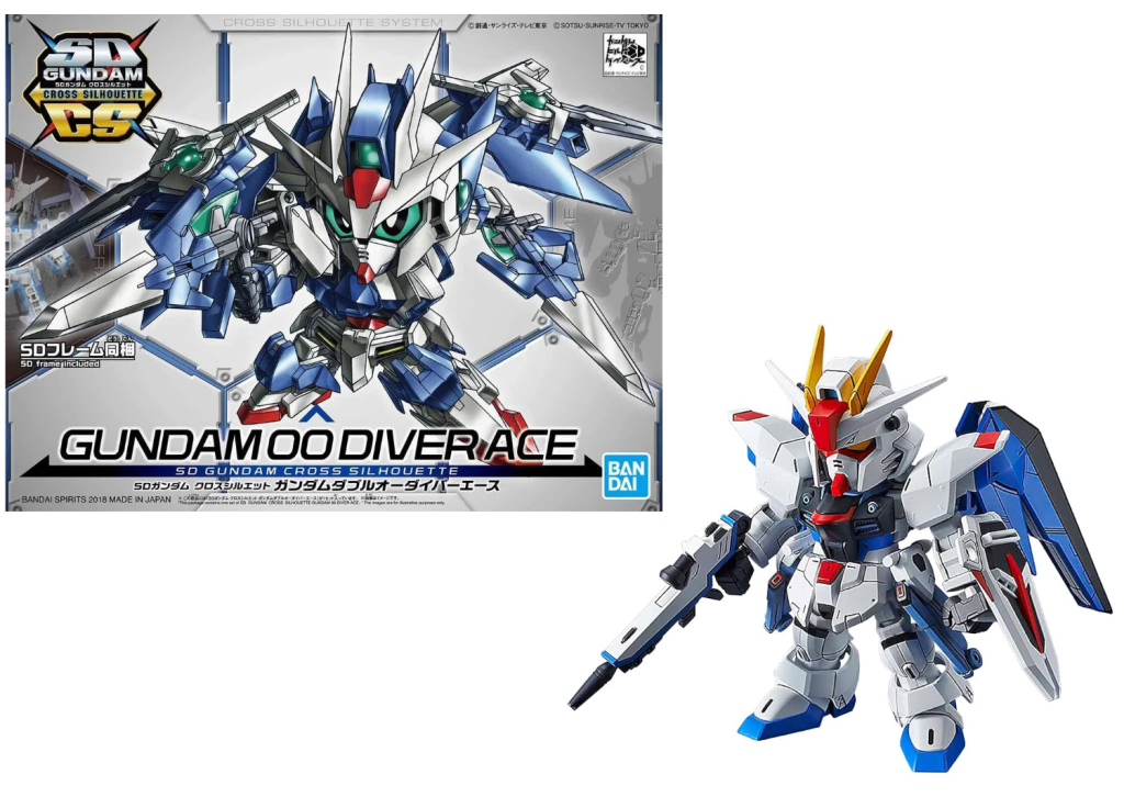GUNDAM - SD Cross Silhouette Freedom Gundam - Model Kit