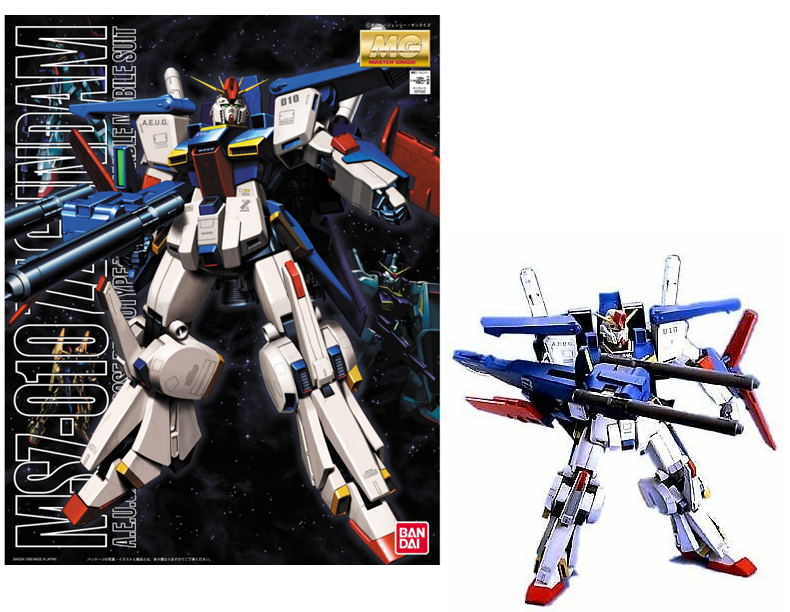 GUNDAM - MG 1/100 ZZ Gundam MSZ-010 - Model Kit
