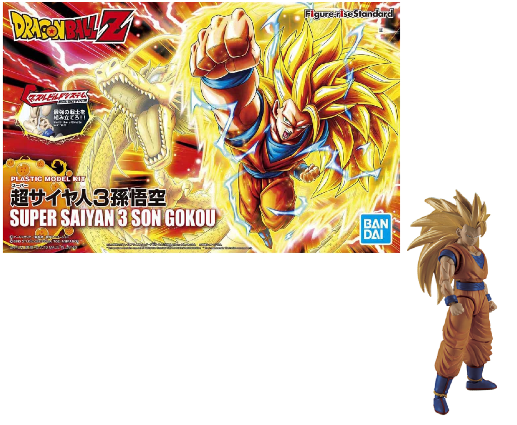 DRAGON BALL - Figure-rise Standard Super Saiyan 3 Son Goku - Model Kit