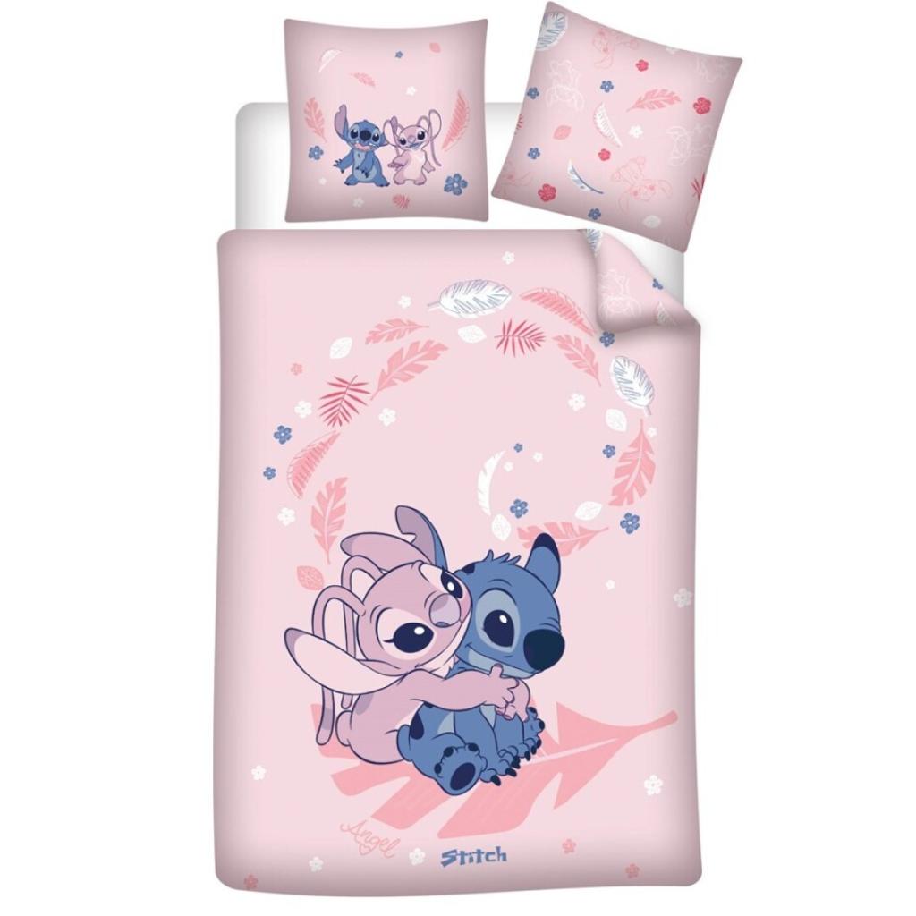 LILO & STITCH - Stitch & Angel - Duvet Cover 140x200cm + 63x63cm