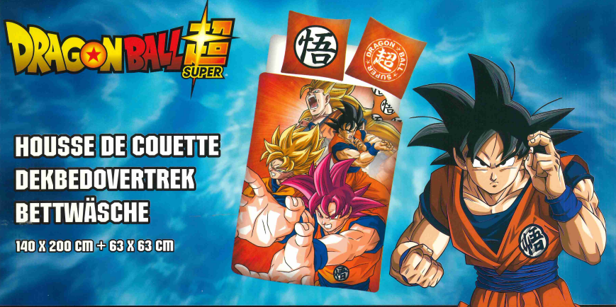 DRAGON BALL SUPER - Goku - Duvet Cover 140x200cm  - '100% Polyester'