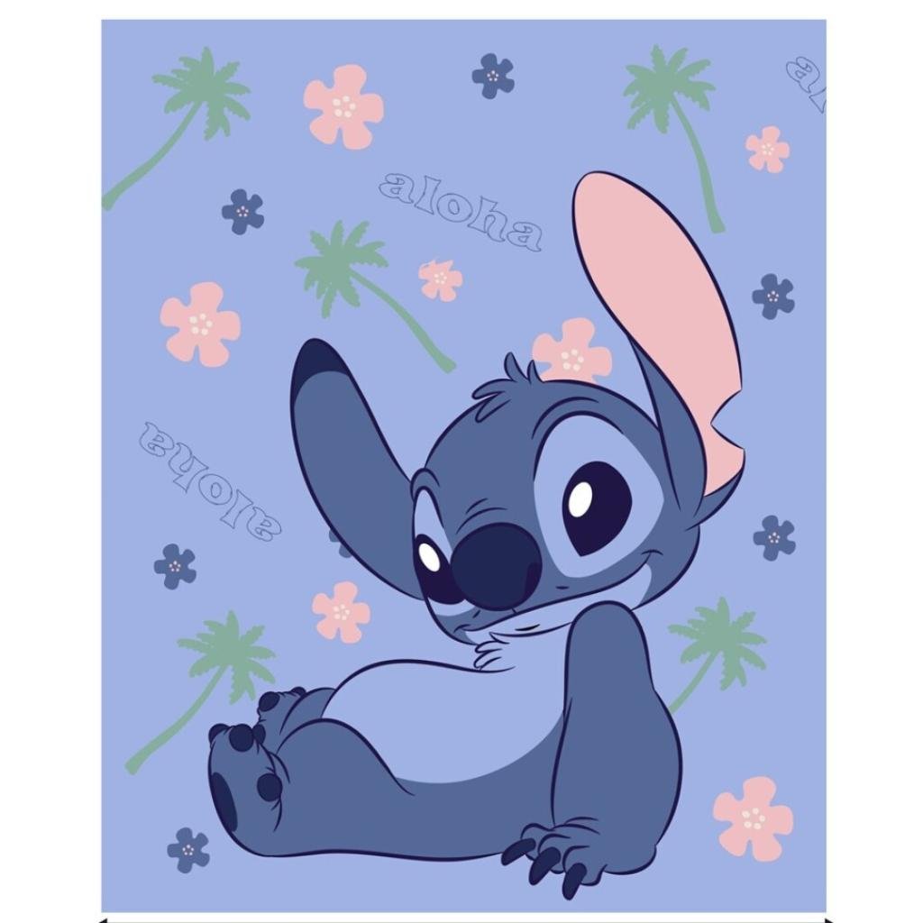 LILO & STITCH - Stitch "Aloha" - Flanel Blanket 130x160cm