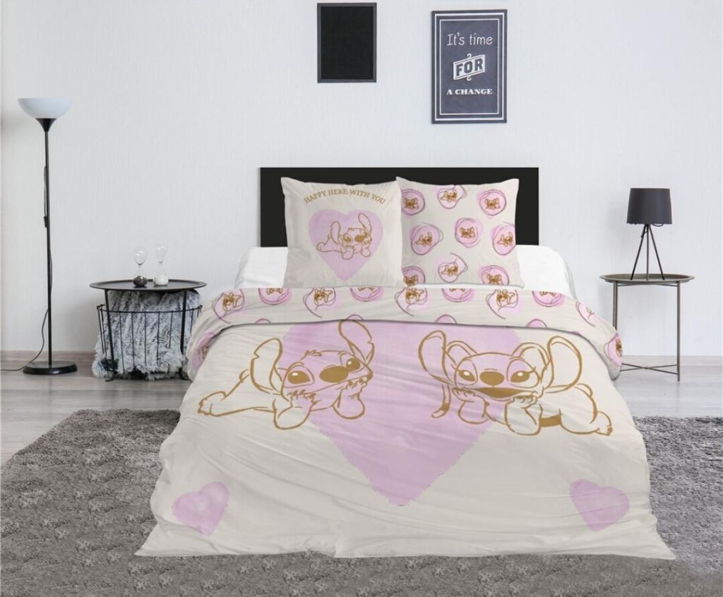 [PREORDER] LILO & STITCH - Duvet Cover 240x220cm + 2x65x65cm - Stitch & Angel