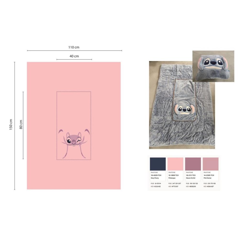 [PREORDER] LILO & STITCH - Angel - Cushion Blanket