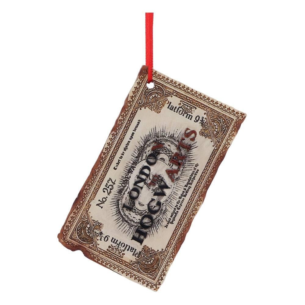 HARRY POTTER - Hogwarts Express Tickey - Christmas Tree Ornament 9.5cm